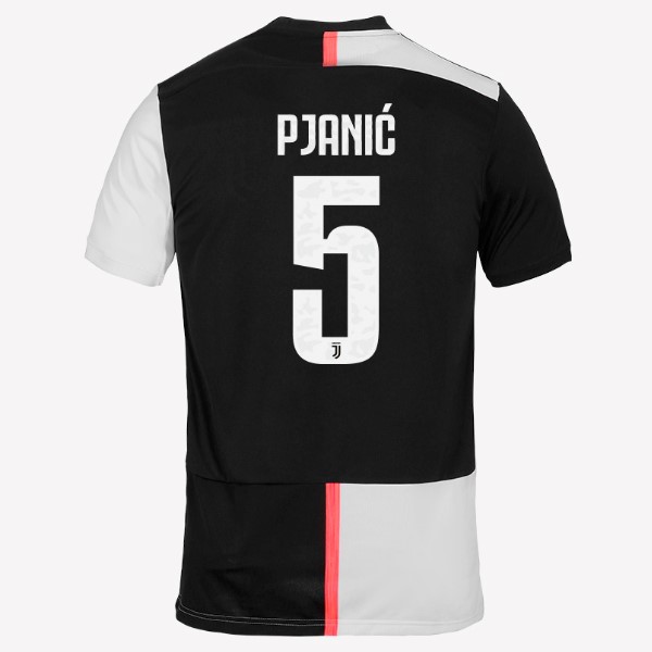 Camiseta Juventus NO.5 Pjanic 1ª 2019-2020 Blanco Negro